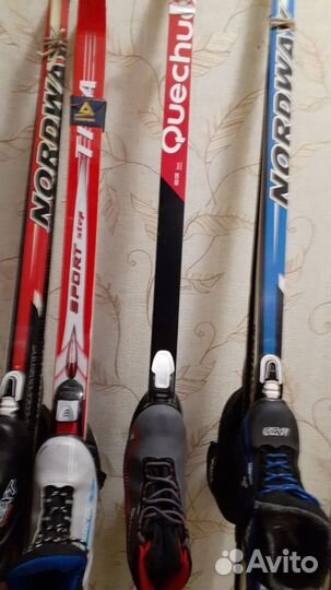 Беговые лыжи с ботинками