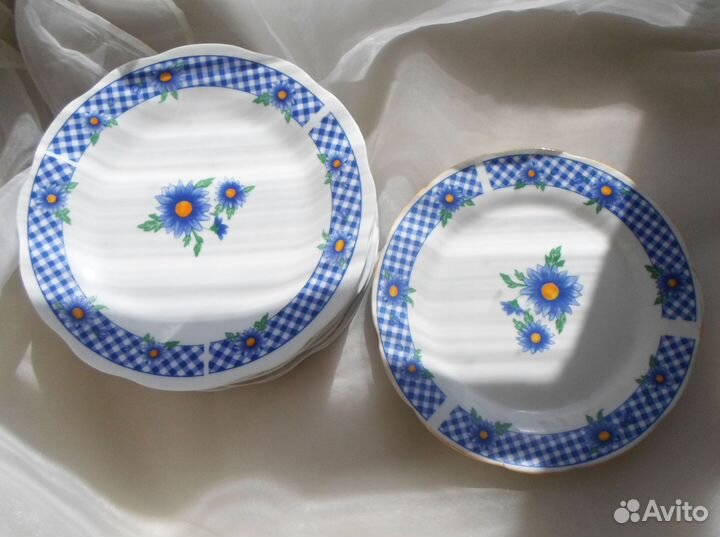 Тарелки Англия, Швеция, СССР 1950-90-х