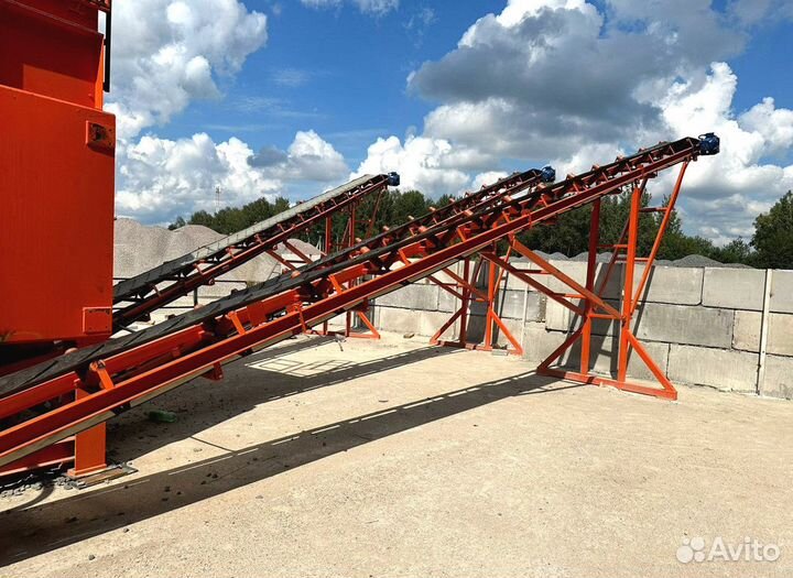 Ленточный конвейер наклонный 4 метра