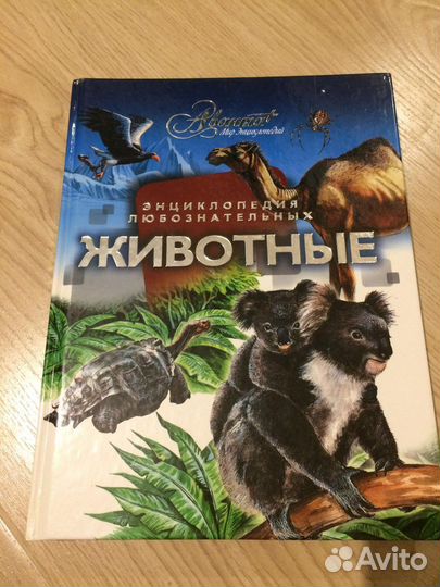 Книга энциклопедия про животных