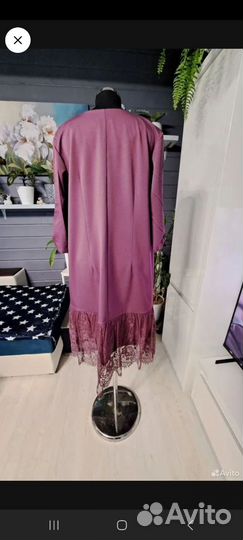 Новое платье с кружевом 48-52