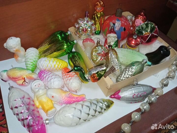 Елочные игрушки СССР