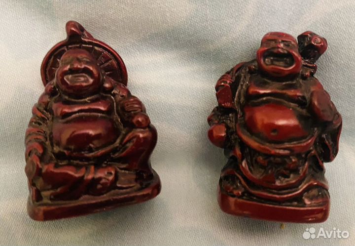 Будда нэцке, 2 штуки