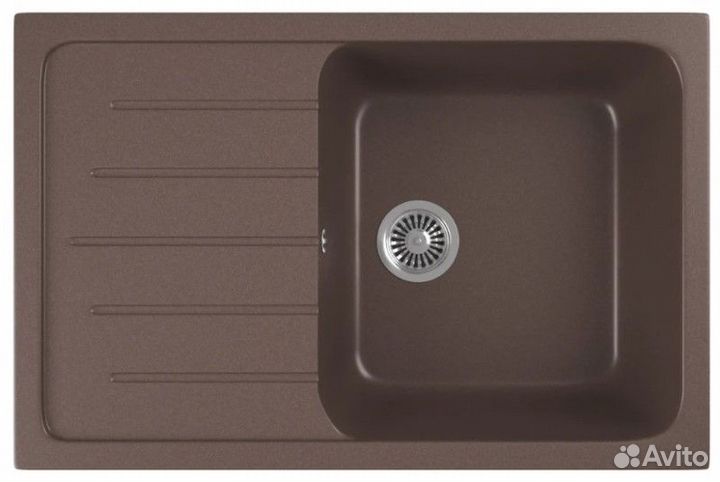 Мойка кухонная Domaci Бьелла DMC-76-345 шоколад (5