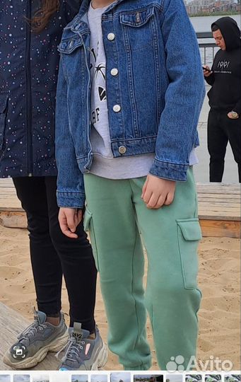 Куртка джинсовая 110-116, 122-128