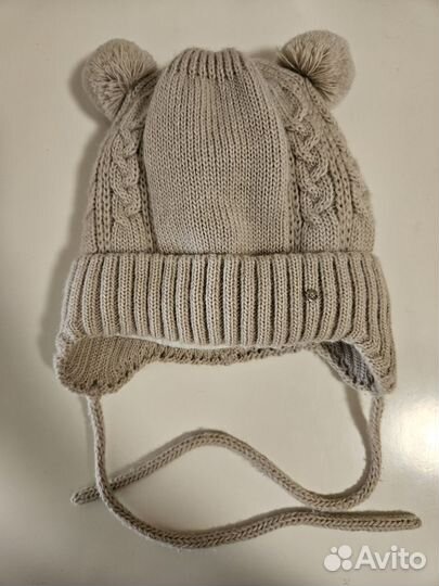 Шапочка зимняя 9-12 мес