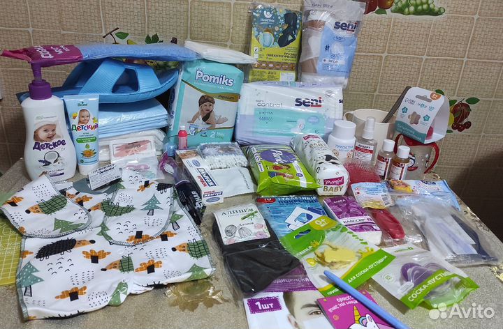 Готовая сумка в роддом матовая