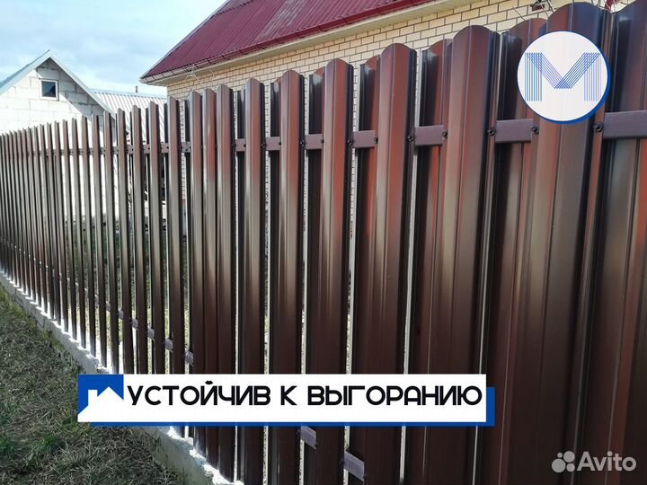 Металлический Штакетник Евроштакетник