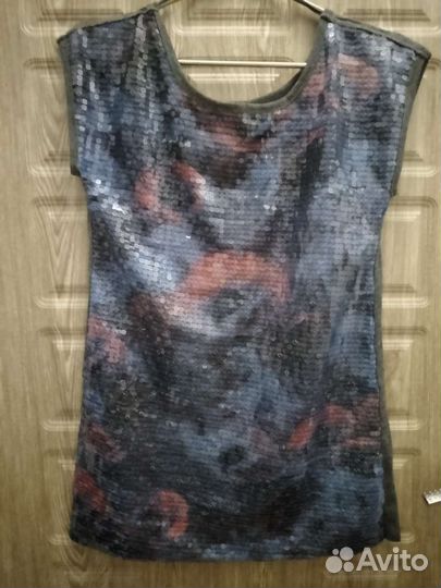 Топ с пайетками