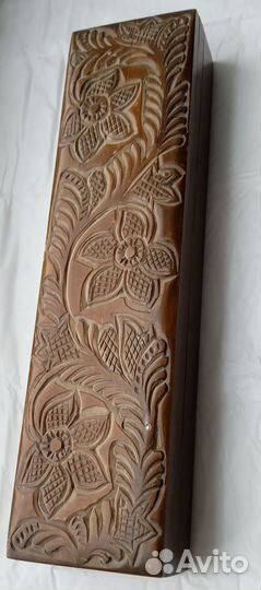 Шкатулка ручная резьба Индия