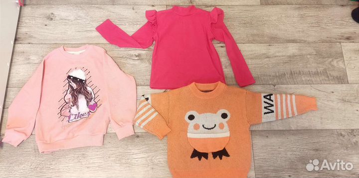 Пакет вещей для девочки 104-110 рост