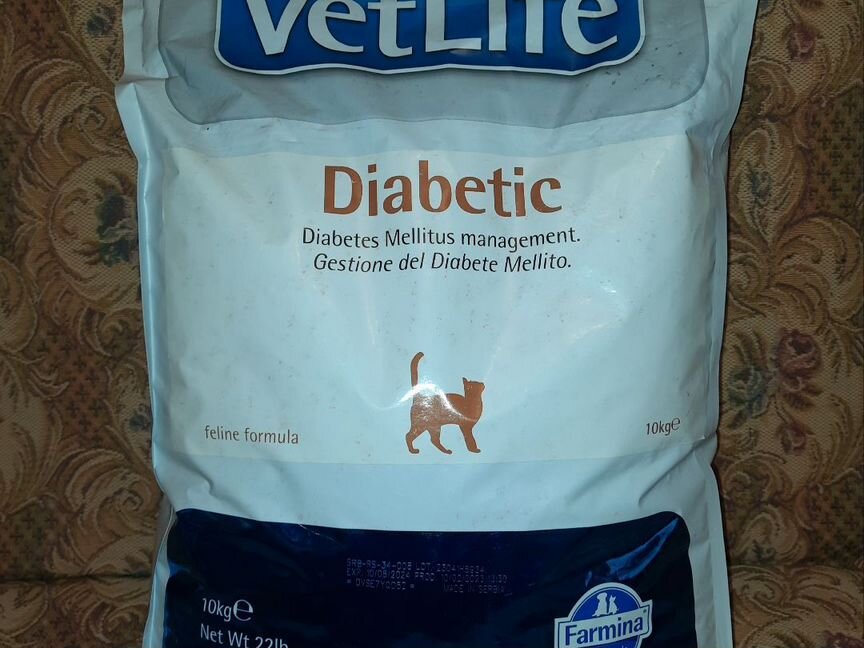 Сухой корм для кошек VetLife Diabetic