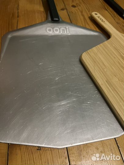 Лопатка, нож, доска бамбуковая