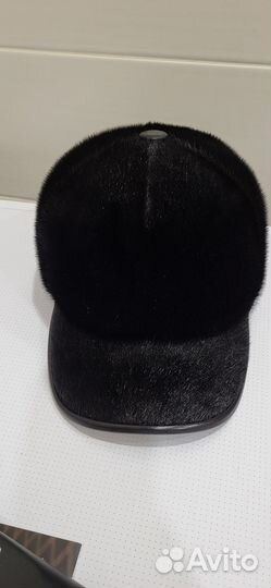 Мужской головной убор кепка из меха нерпы