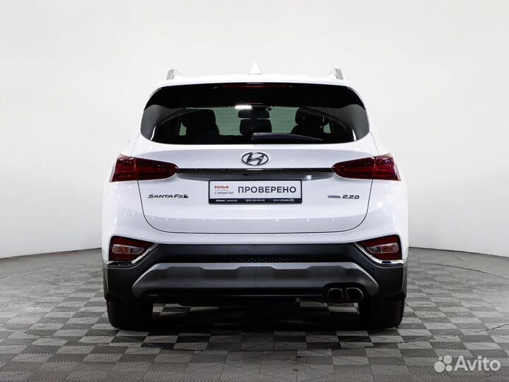 Hyundai Santa Fe 2.2 AT, 2019, 114 000 км