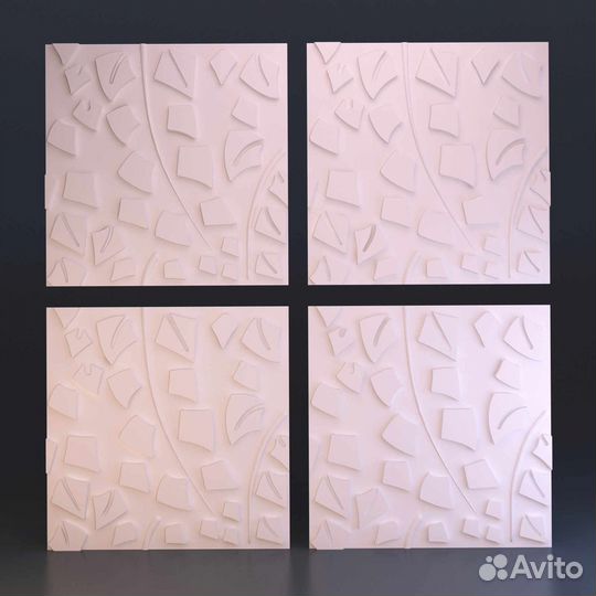 Гипсовая 3D панель 