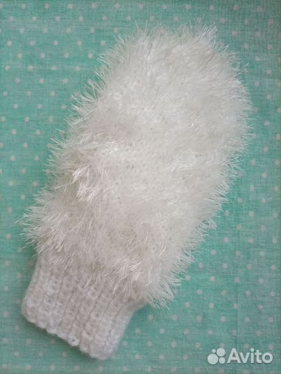 Варежки пушистые