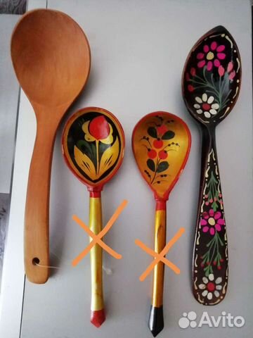 Деревянные ложки новые