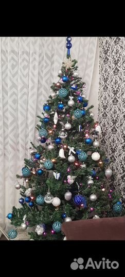 Ель искуственная заснеженная 180