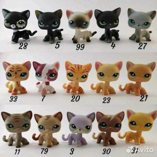 LPS стоячки, полустоячки, доги, пет шоп лпс