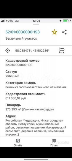 Участок 110 га (СНТ, ДНП)