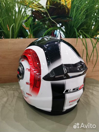 Шлем интеграл LS2 FF392 Chrono junior gloss