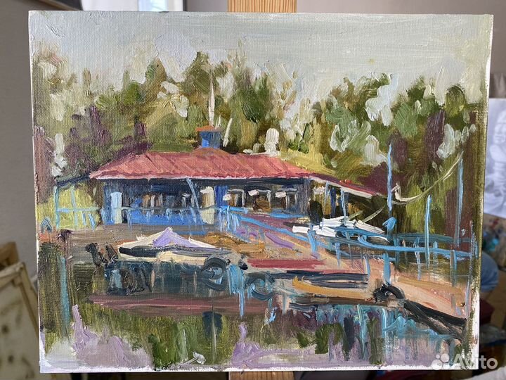 Картина маслом пейзаж