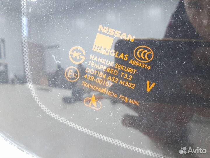 Стекло заднее Nissan Almera Classic B10 2006-2013