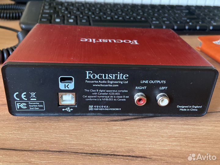 Focusrite scarlett solo 2nd gen