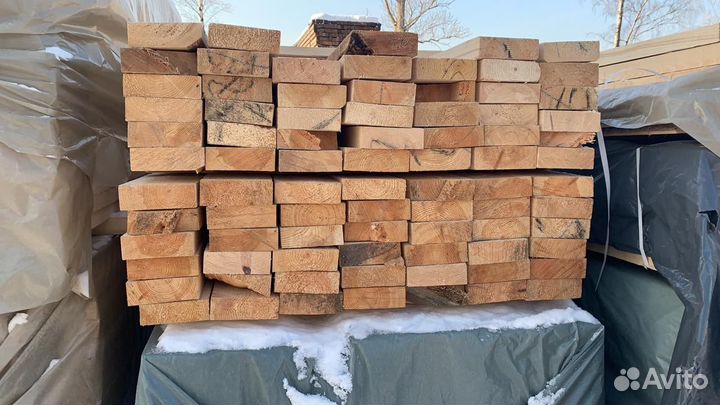 Доска обрезная 25x150x6000