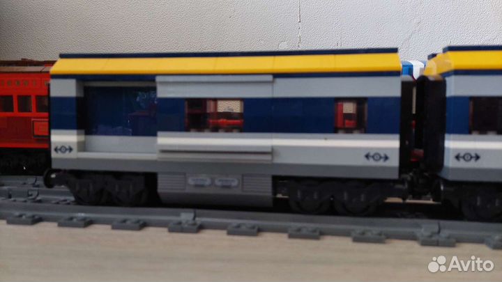 Lego city trains вагоны Вип, пассажирский