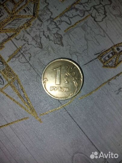 1 рубль 2007 год спмд
