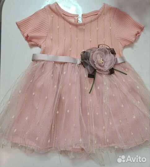 Платье для девочки 68, 74