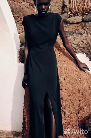 Платье zara миди (XS/S) новое с биркой