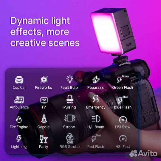 Видеосвет Ulanzi VL49 Pro RGB