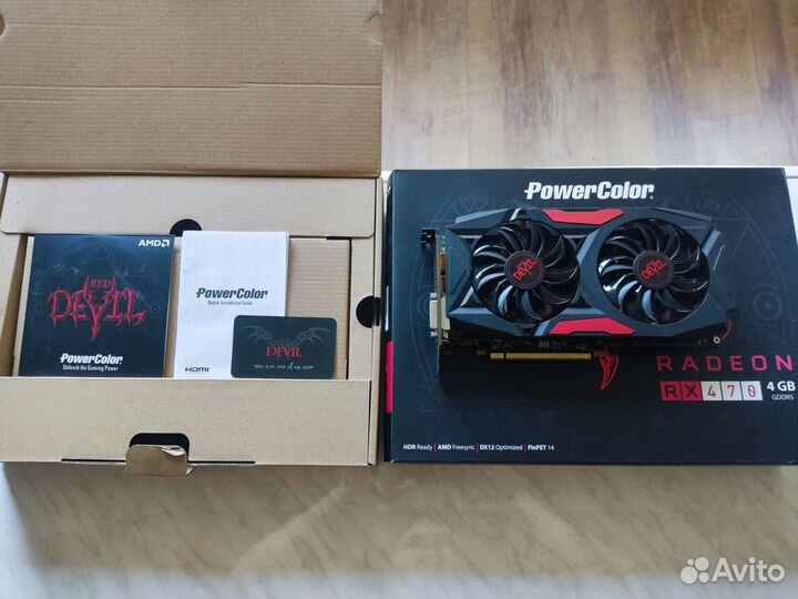 Видеокарта PowerColor RX470 Red Devil 4Gb