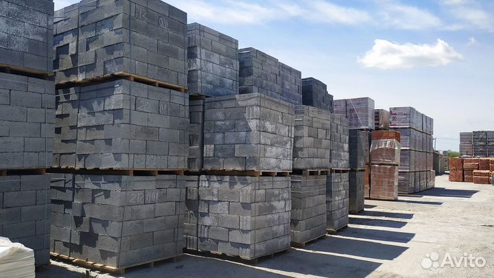 Шлакоблоки, фундаментные блоки