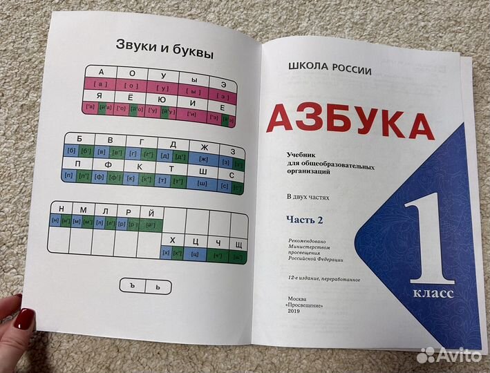 Азбука 1 класс 2 часть Горецкий новая