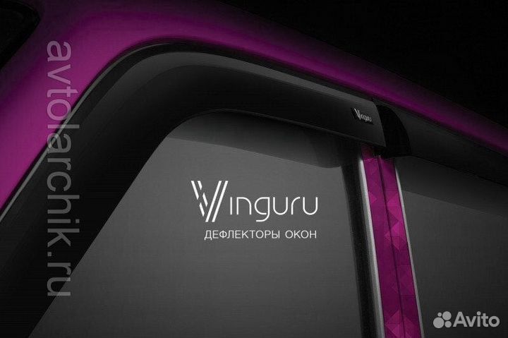 Дефлекторы окон Renault Scenic II 2003-2009