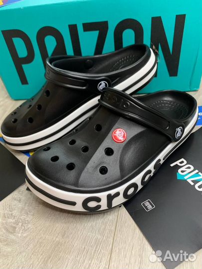 Crocs сабо черные