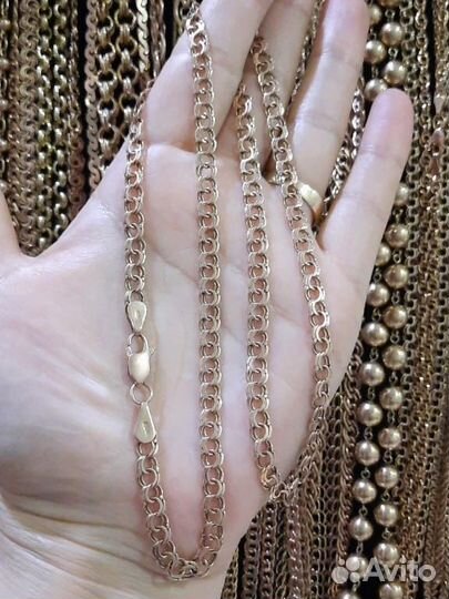 Золотая цепь бисмарк вес 17,71 грамм