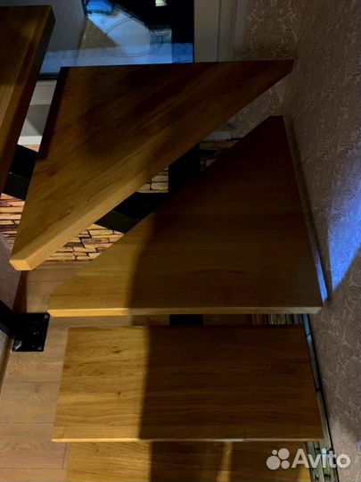 Перила деревянные с монтажем