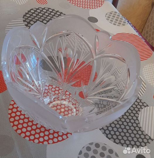 Ваза хрустальная СССР