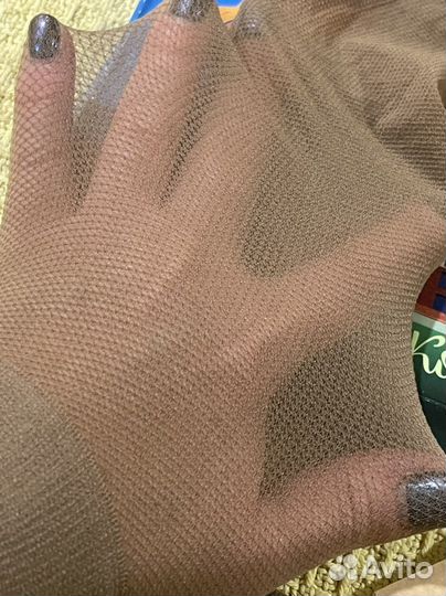 Колготки 40 ден, микрофибра, носочки сетка 152/158