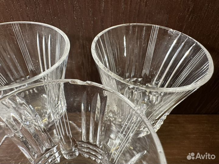 Стопки рюмки на ножке хрусталь СССР