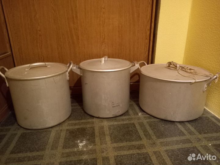 Кастрюля алюминиевая