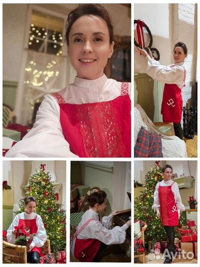 Фартук льняной 