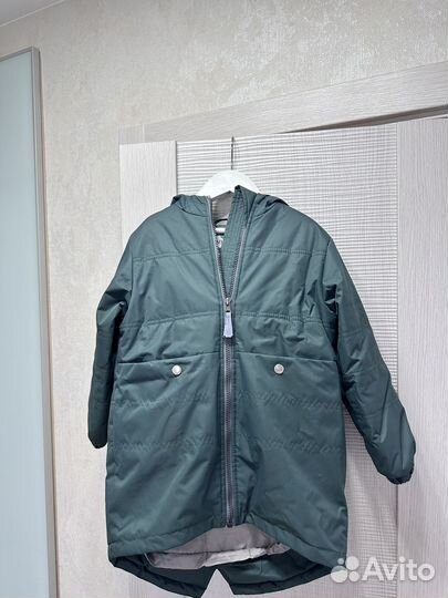 Куртка (парка) и полукомбинезон деми Минидино