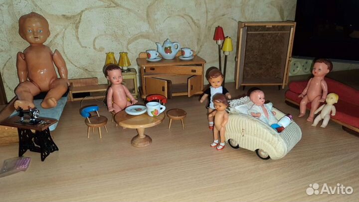 Мебель для кукол гдр, пупс, пупсик гдр