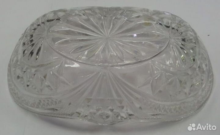 Ваза ладья салатница конфетница хрусталь СССР